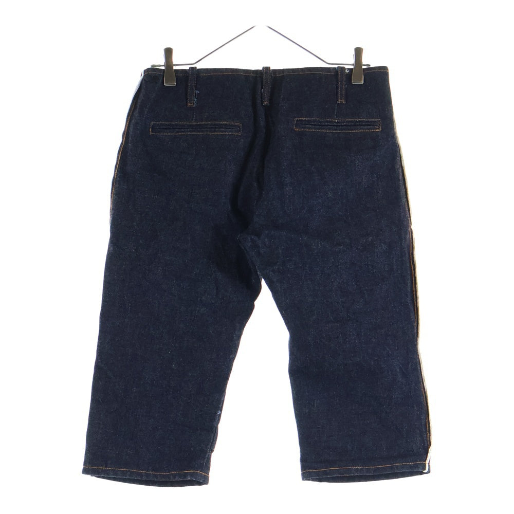 incarnation(インカネーション) サイドライン デニム ハーフパンツ インディゴ