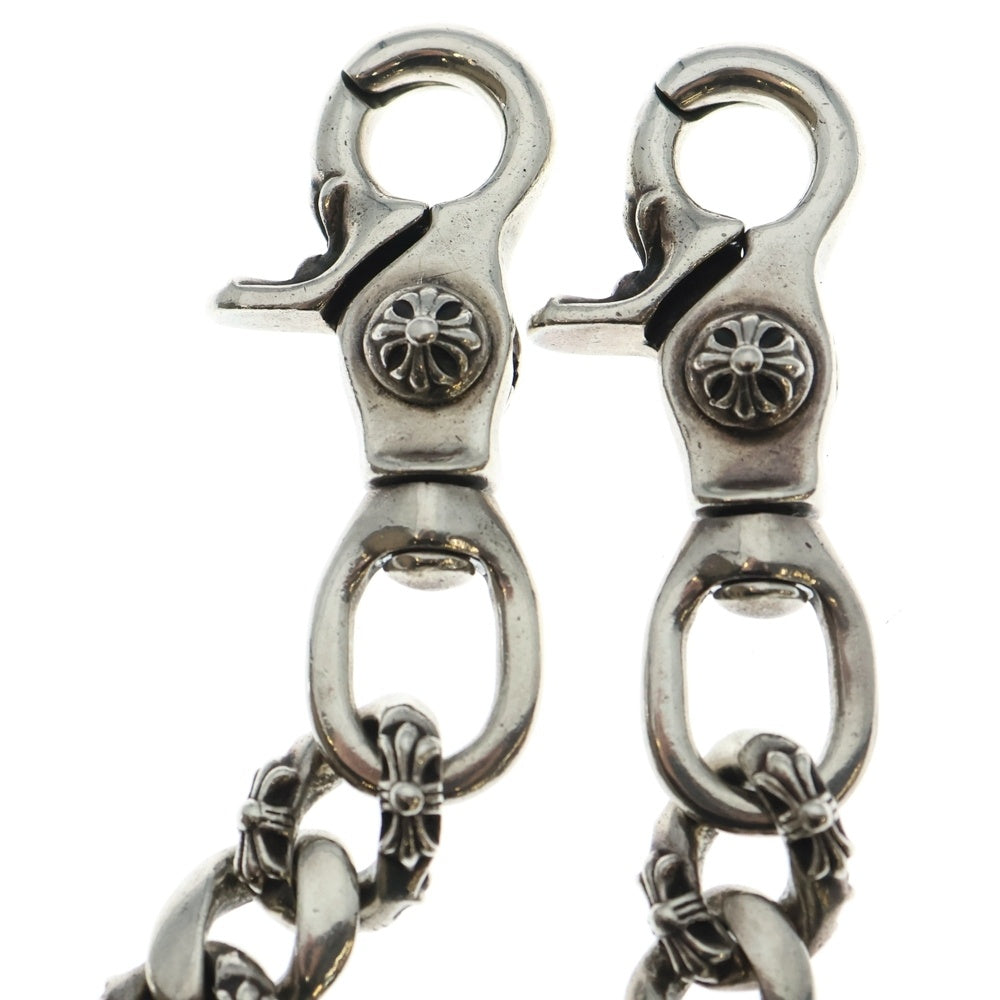 CHROME HEARTS(クロムハーツ) FANCY LONG-T/2クリップロングファンシー ウォレットチェーン シルバー BCA075