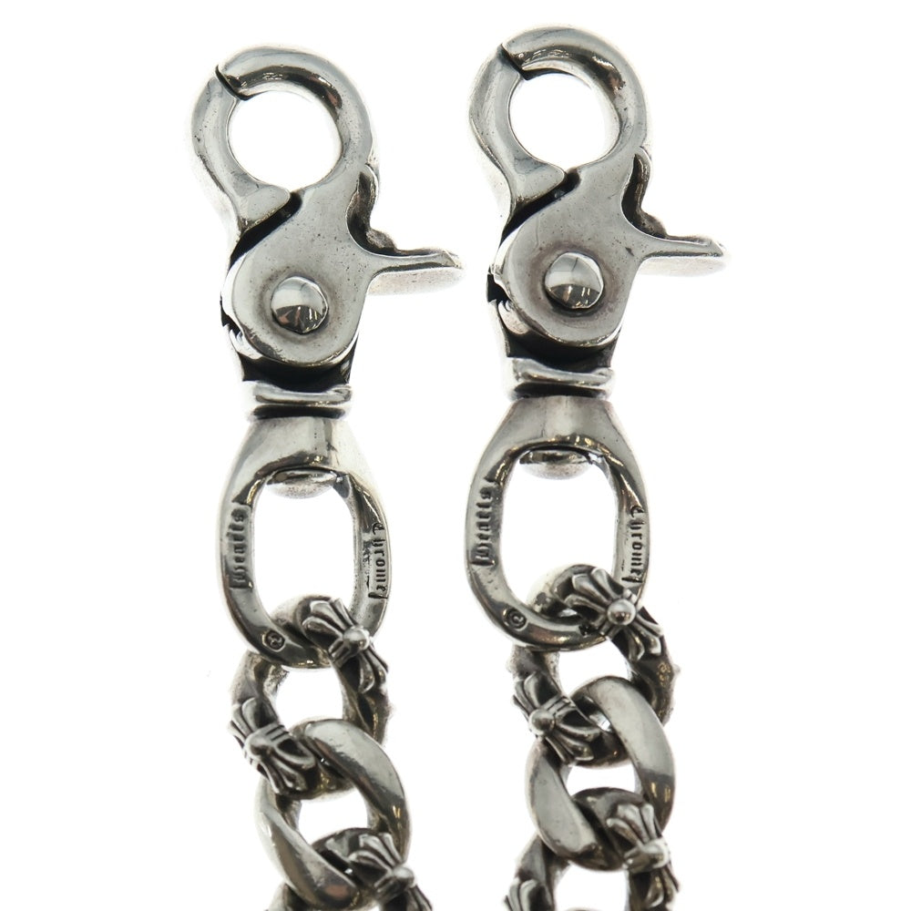 CHROME HEARTS(クロムハーツ) FANCY LONG-T/2クリップロングファンシー ウォレットチェーン シルバー BCA075