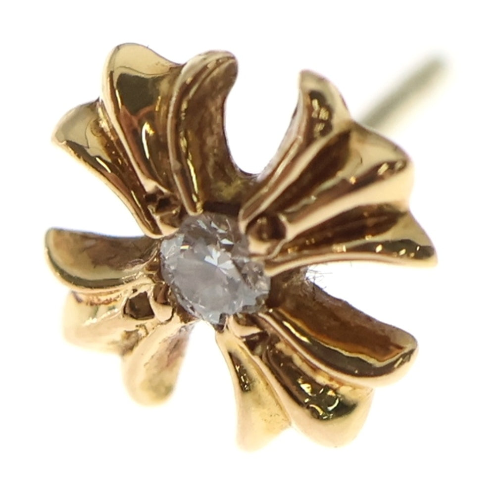 CHROME HEARTS(クロムハーツ) 22K No2 CH PLS 1DIA CHプラス スタッドピアス 1ダイヤ ゴールド BCA021