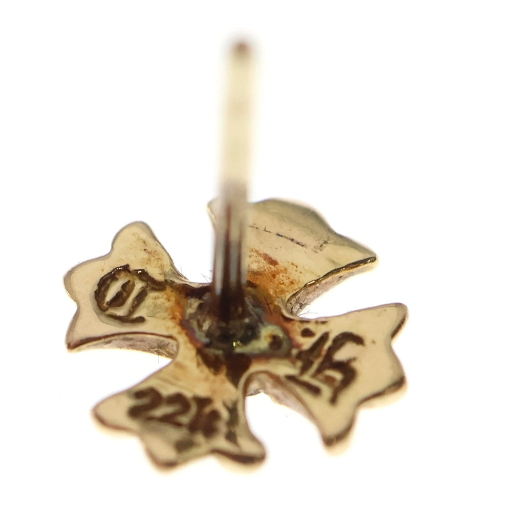 CHROME HEARTS(クロムハーツ) 22K No2 CH PLS 1DIA CHプラス スタッドピアス 1ダイヤ ゴールド BCA021