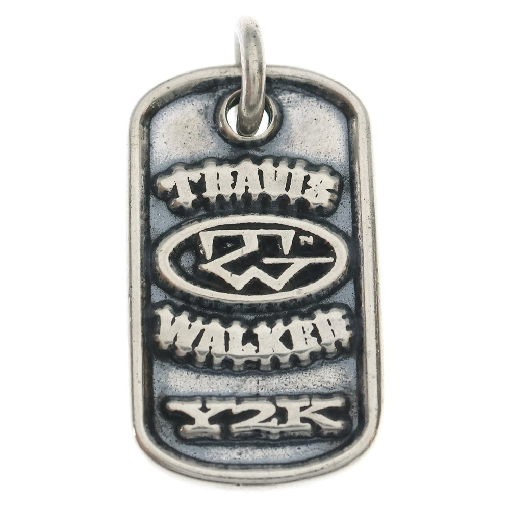 Travis Walker(トラヴィスワーカー) クロスドッグタグ ペンダントトップ シルバー