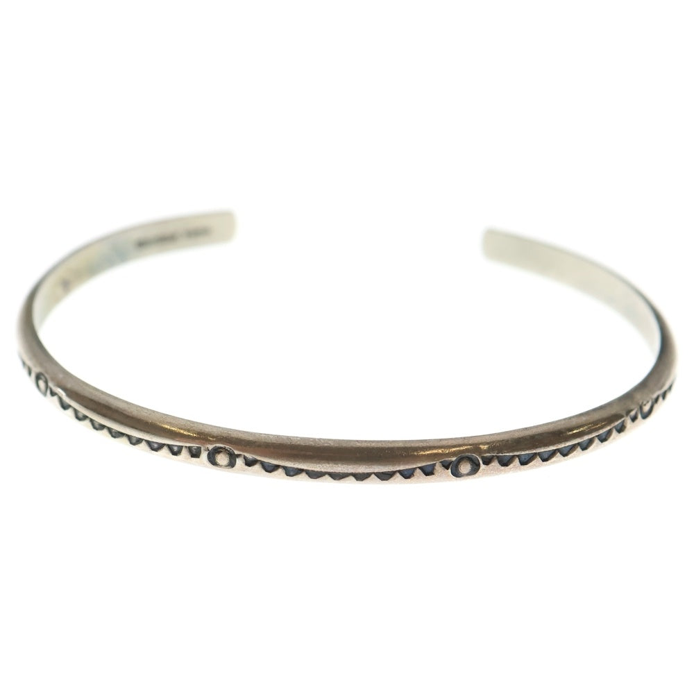 INDIAN JEWELRY(インディアンジュエリー) インレイバングル シルバー
