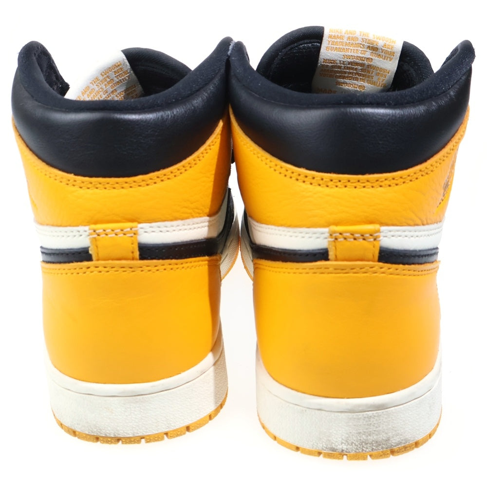 NIKE(ナイキ) AIR JORDAN 1 RETRO HIGH OG TAXI 555088-711 エアジョーダン 1 レトロ タクシー ハイカットスニーカー イエロー/ブラック US8.5/26.5cm