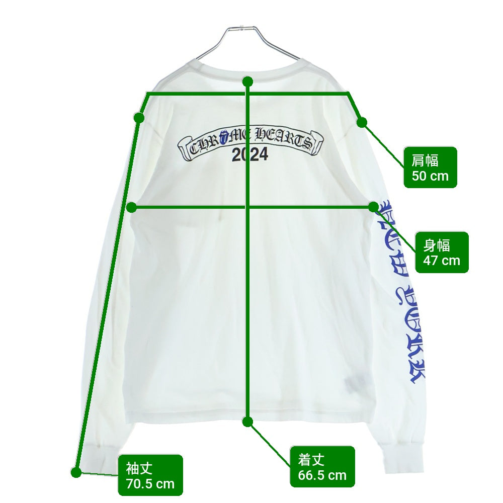 CHROME HEARTS(クロムハーツ) CH LS NECK LOGO ローリングストーンズ