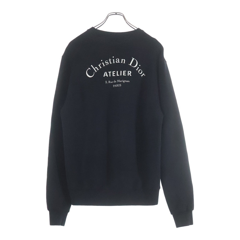Christian Dior(クリスチャンディオール) フロントロゴ クルーネック スウェット ブラック 333J666I2718