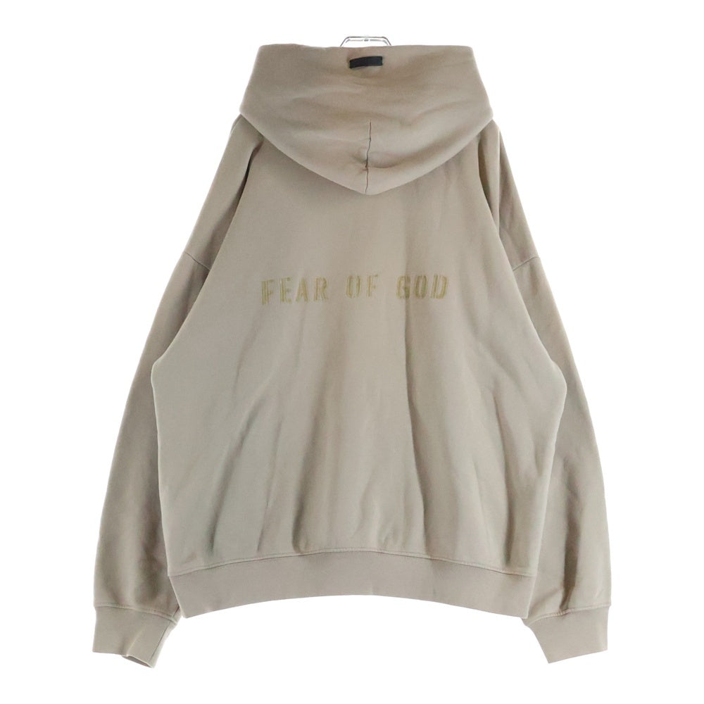 FEAR OF GOD(フィアオブゴッド) フロントロゴ プルオーバーパーカー ブラウン FG50-054-014