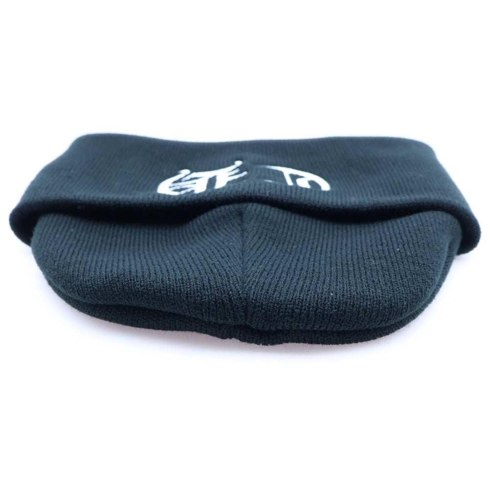 CHROME HEARTS(クロムハーツ) CH Logo Embroidery Acrylic Beanie CHロゴ刺繍ビーニー ニット帽 ブラック