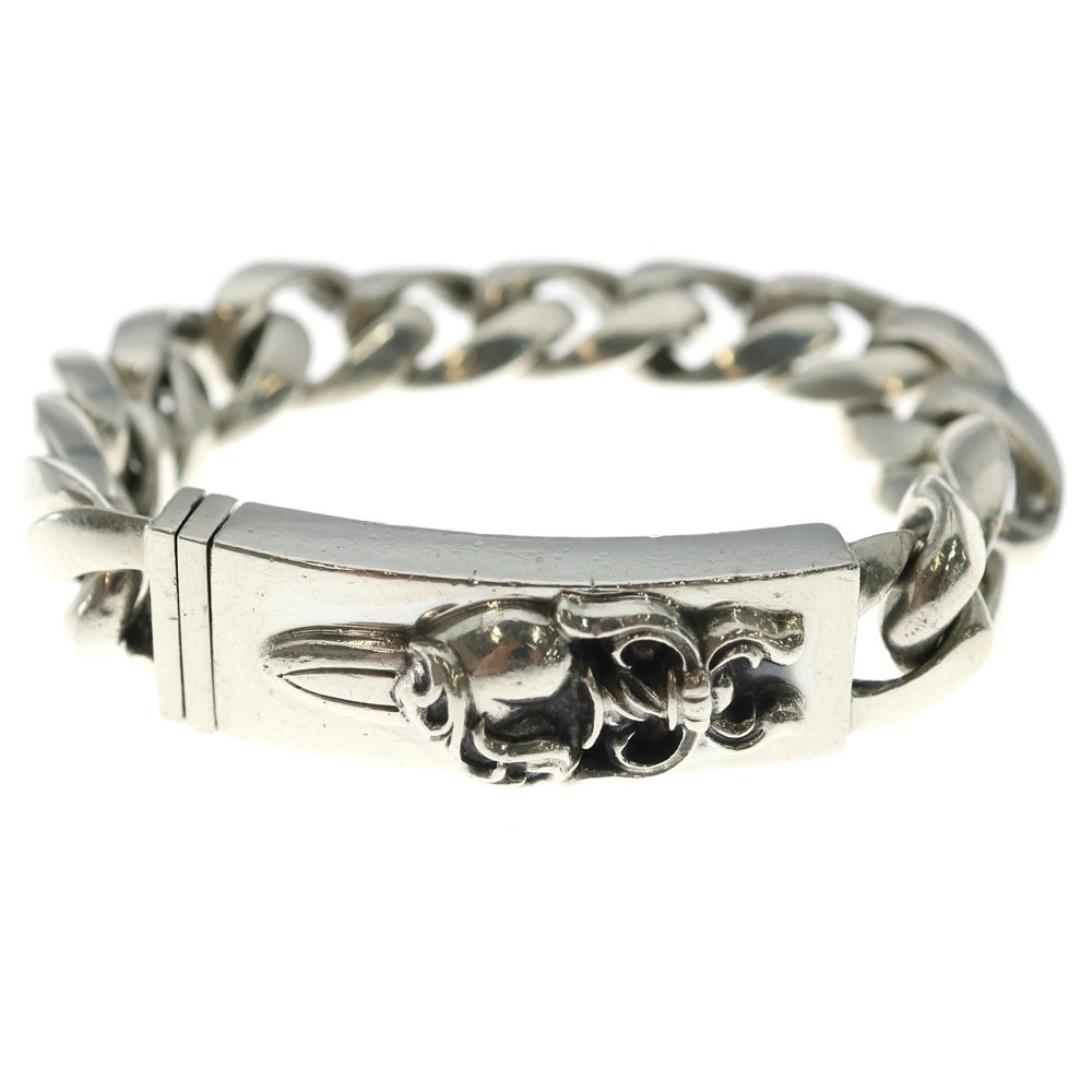 CHROME HEARTS(クロムハーツ) ID DAGGER HEART ダガーハート IDクラシックリンクブレスレット 13LINK シルバー