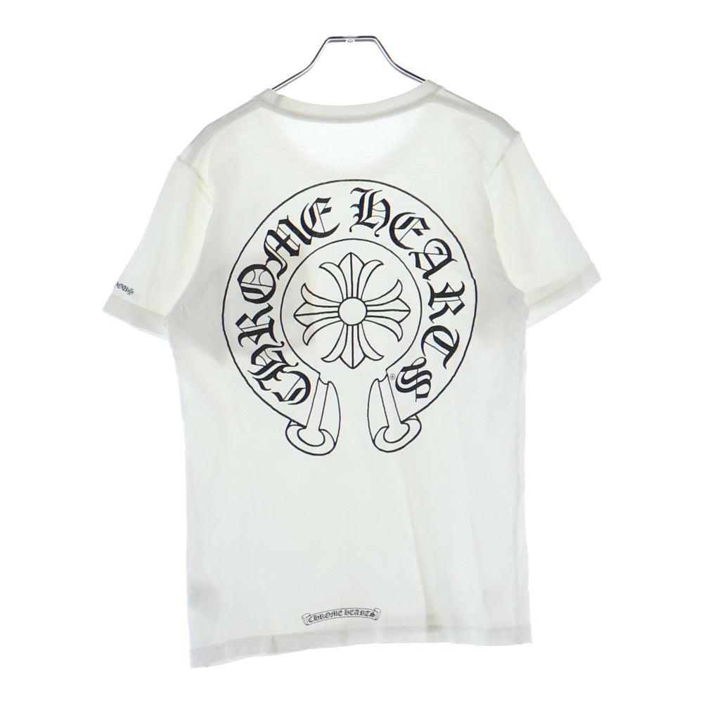 CHROME HEARTS(クロムハーツ) HORSESHOE S/S TEE ホースシュープリント 半袖Tシャツ カットソー ホワイト