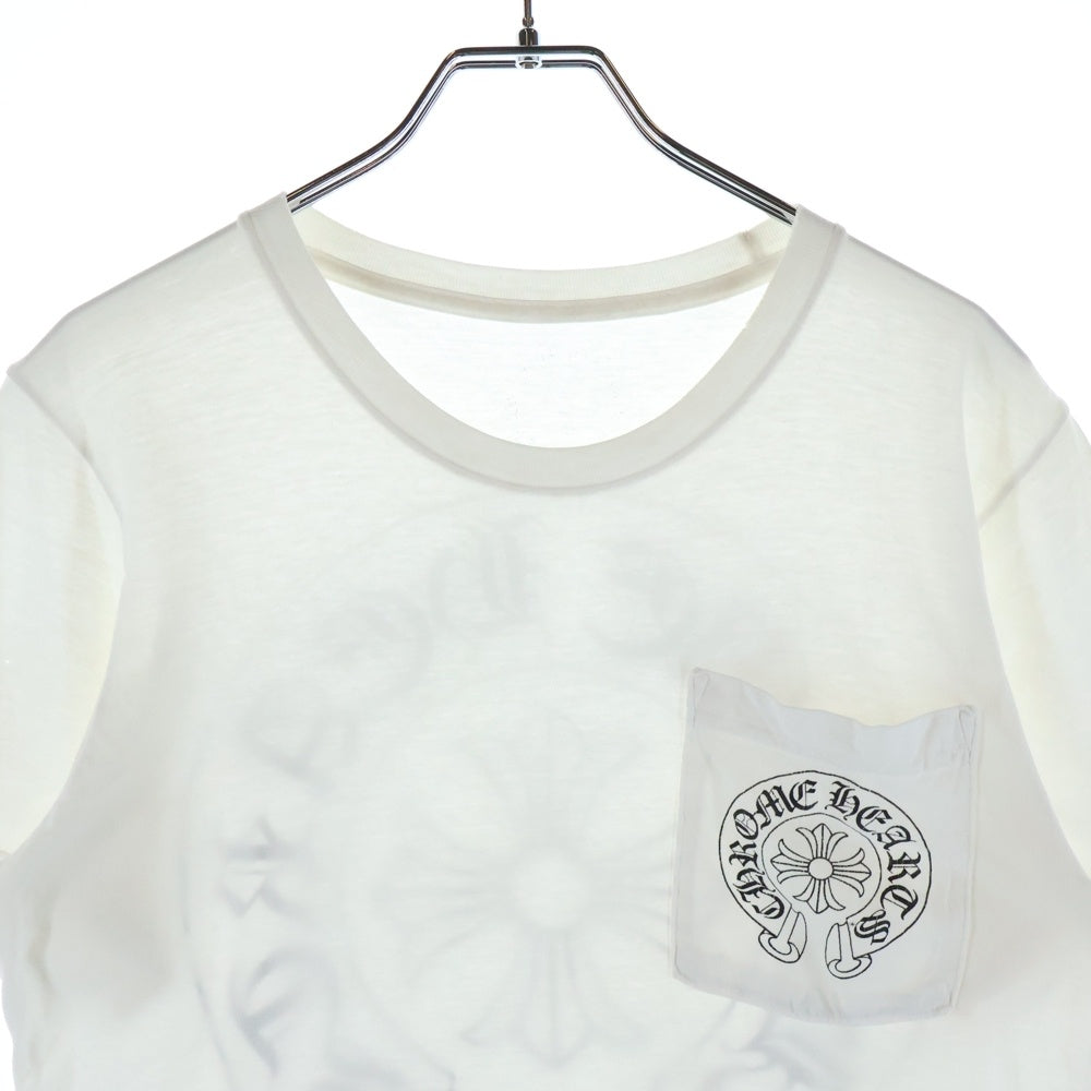 CHROME HEARTS(クロムハーツ) HORSESHOE S/S TEE ホースシュープリント 半袖Tシャツ カットソー ホワイト