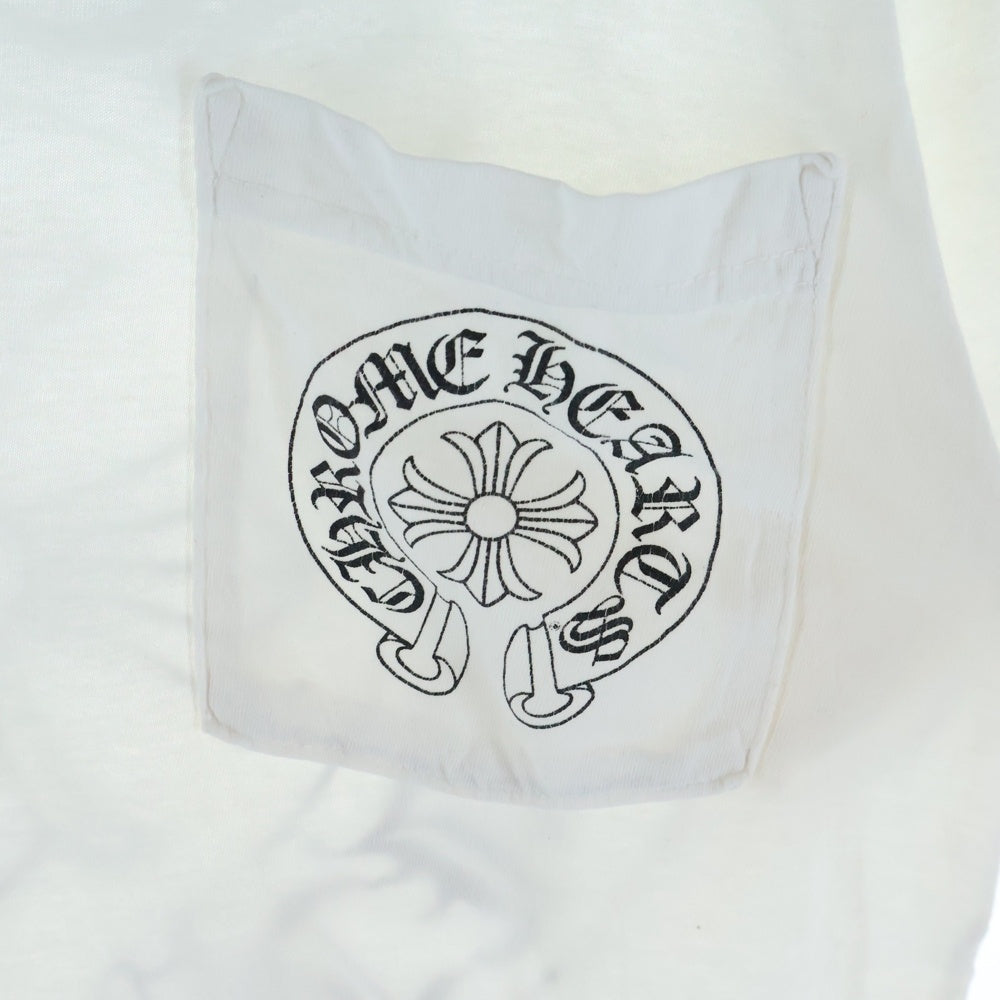 CHROME HEARTS(クロムハーツ) HORSESHOE S/S TEE ホースシュープリント 半袖Tシャツ カットソー ホワイト