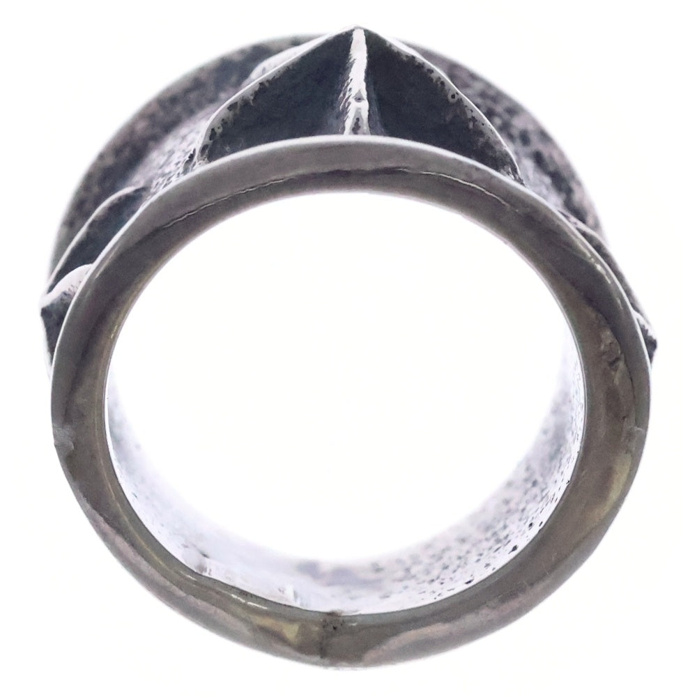 INDIAN JEWELRY(インディアンジュエリー) ナバホ族 Aaron Anderson作 トゥファキャストリング シルバー