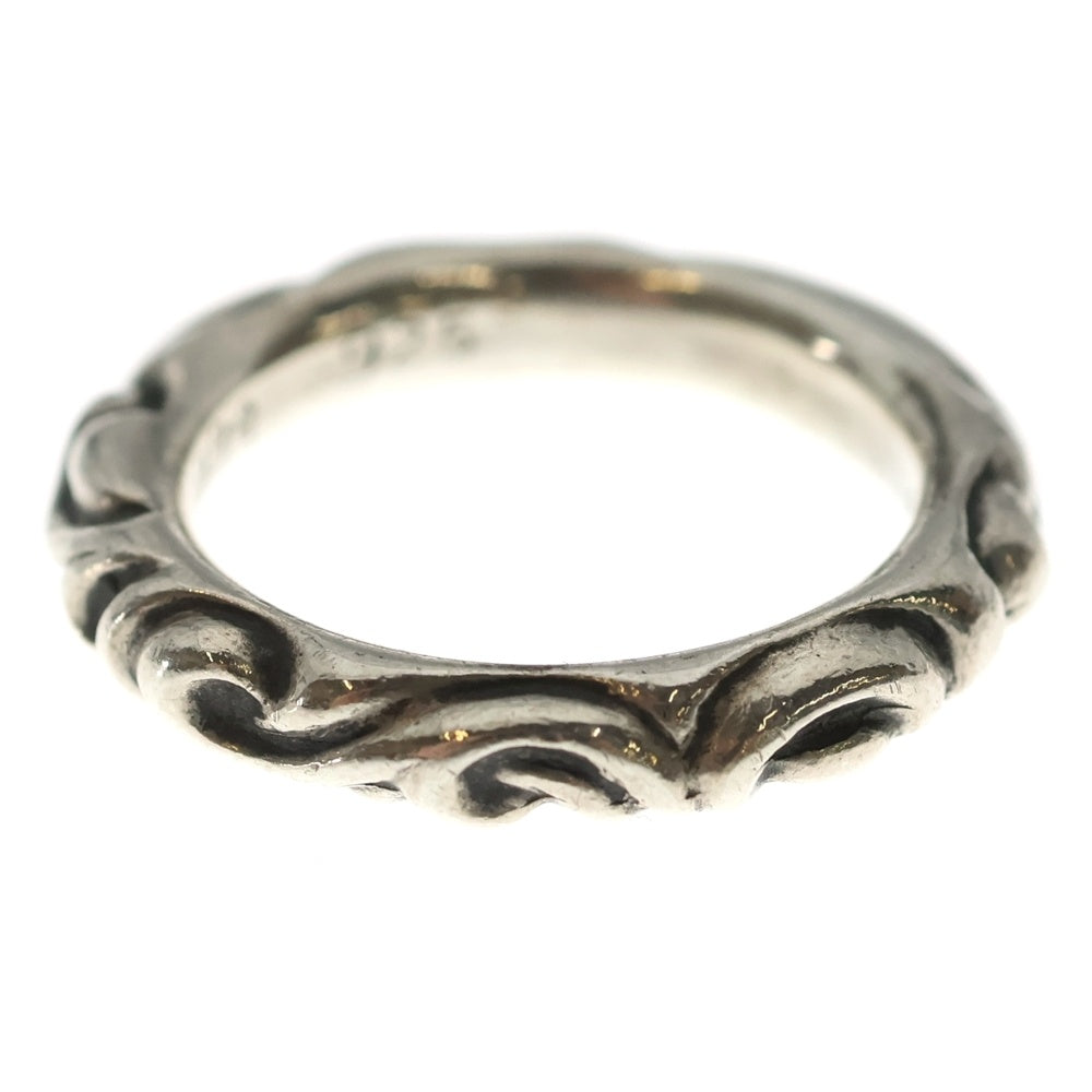 CHROME HEARTS(クロムハーツ) SCRL BAND スクロールバンド リング シルバー BCA351