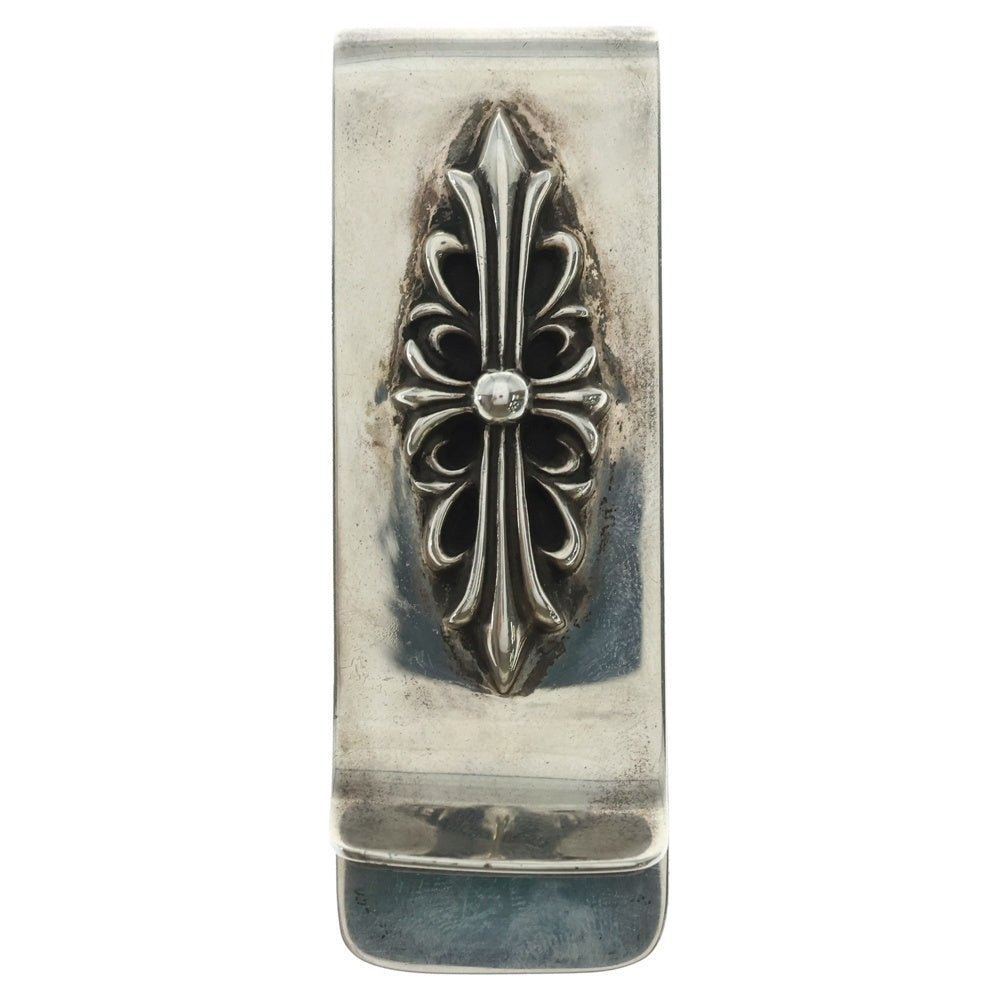 CHROME HEARTS(クロムハーツ) MNY CLIP LG FLRL CRS フローラルクロス スモチーフ ラージ マネークリップ シルバー