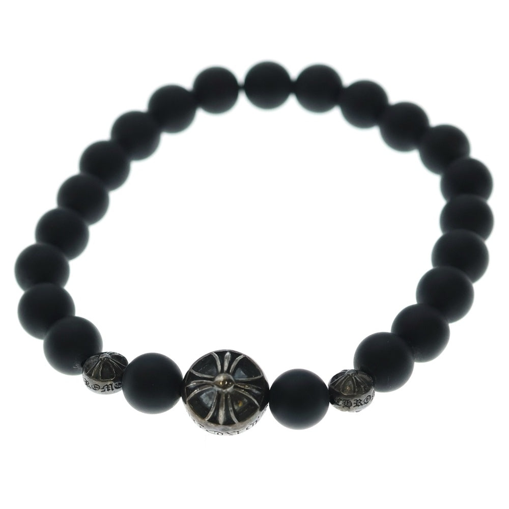 CHROME HEARTS(クロムハーツ) 8mm BEAD 8mmビーズブレス BEAD ONYX71ブレスレット ブラック