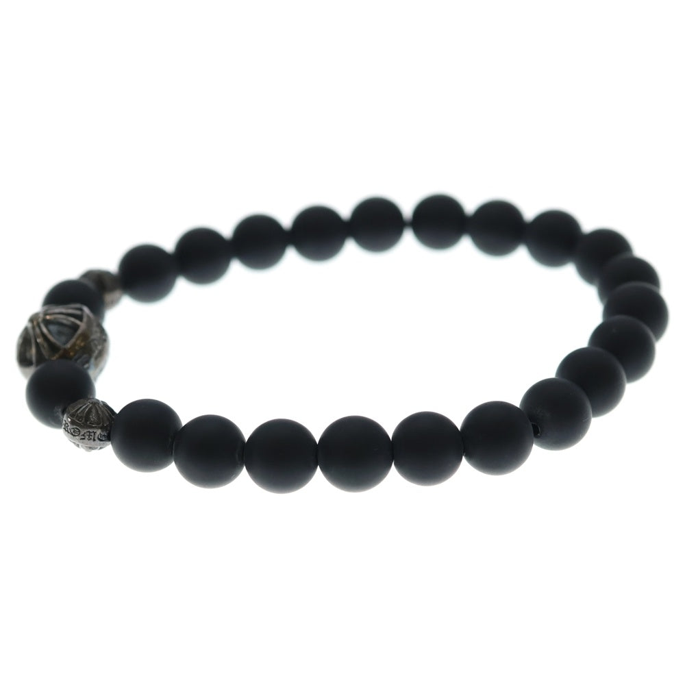 CHROME HEARTS(クロムハーツ) 8mm BEAD 8mmビーズブレス BEAD ONYX71ブレスレット ブラック