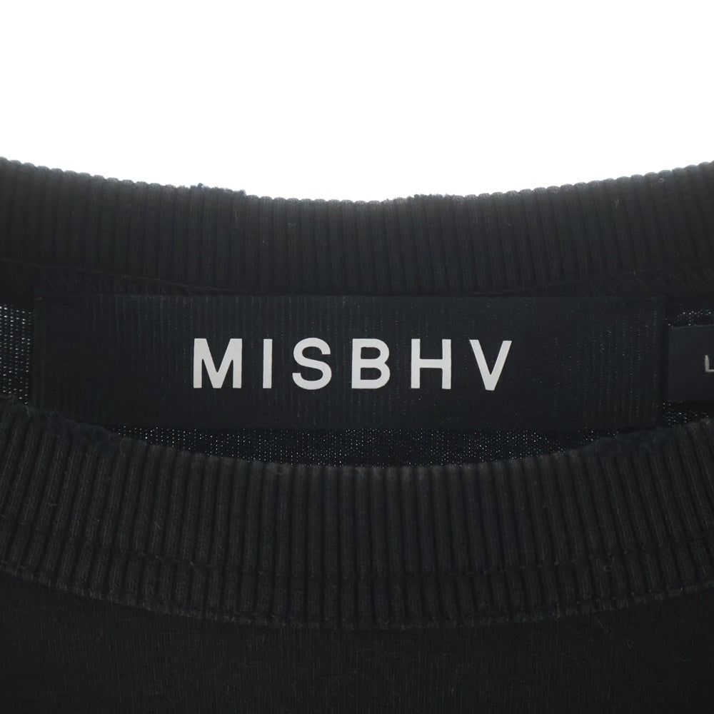 MISBHV(ミスビヘイブ) グラフィック ショート スリーブ T シャツ カットソー ブラック