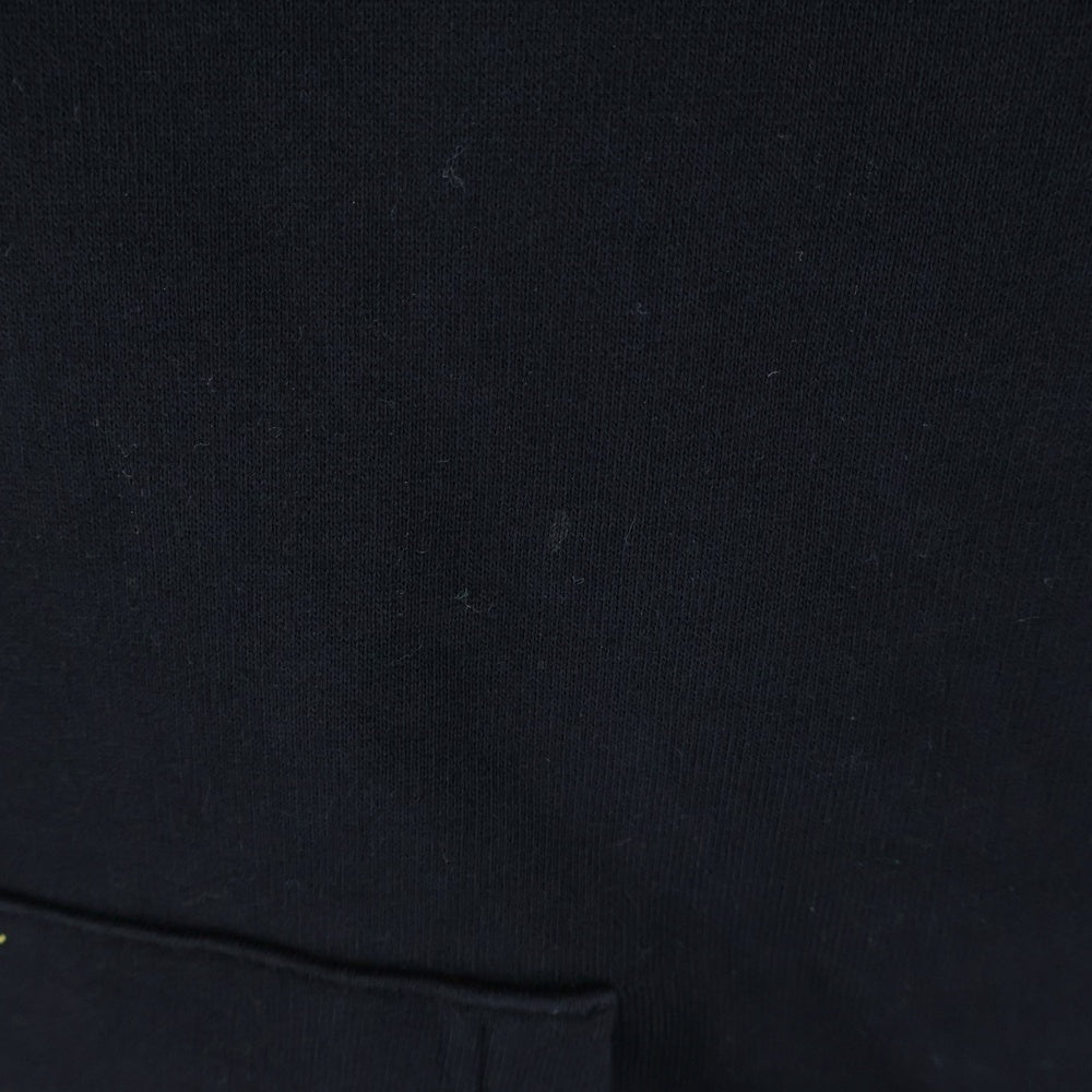 RAF SIMONS(ラフシモンズ) 21AW Arrival Distressed Printed Hoodie フーディー パーカー ブラック