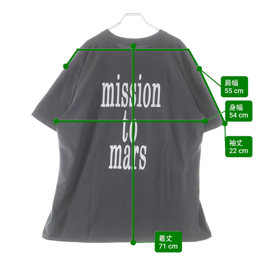 insonnia(インソニア) 25ss スマッシングパンプキンズ プリント Tシャツ カットソー グレー
