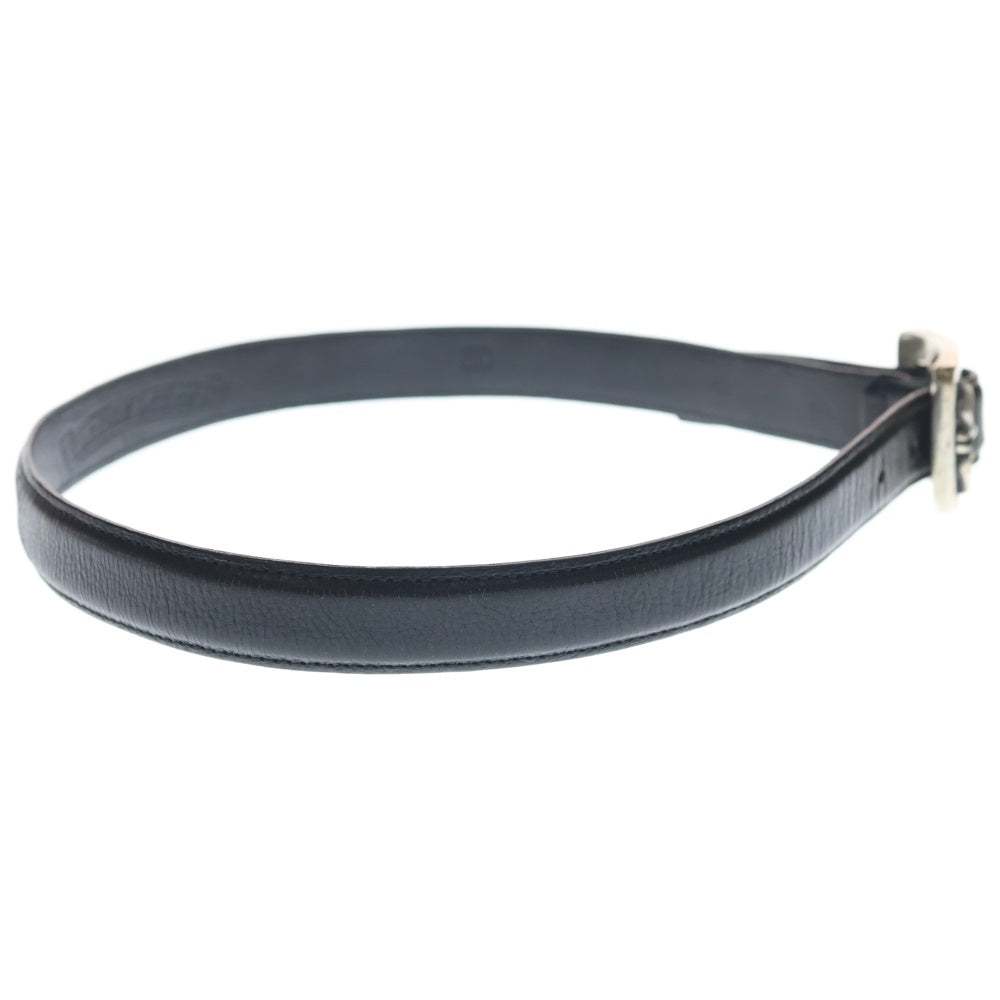 CHROME HEARTS(クロムハーツ) BLT OTJ 1.0inch レザーベルト ブラック/シルバー