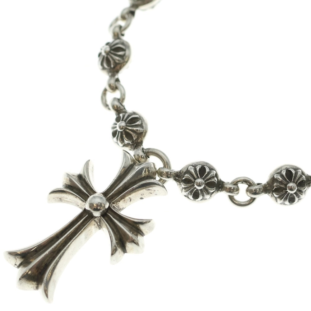 CHROME HEARTS(クロムハーツ) #1 CRSBL CHN SML CH CRS クロスボールチェーン スモールCHクロス ネックレス シルバー BCA193