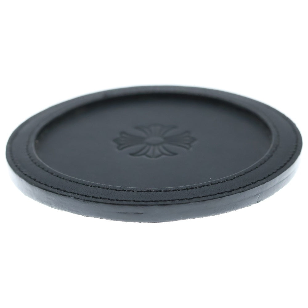 CHROME HEARTS(クロムハーツ) COASTER CHプラス レザーコースター ブラック
