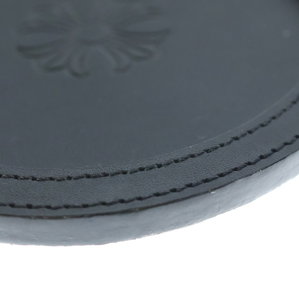 CHROME HEARTS(クロムハーツ) COASTER CHプラス レザーコースター ブラック