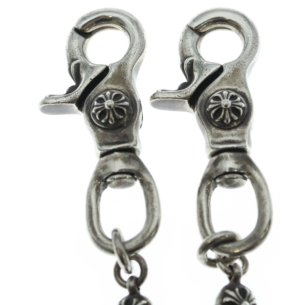 CHROME HEARTS クロムハーツ 2BALL SHORT-T/2クリップショート#2クロスボール ウォレットチェーン シルバー BCA064 CHROME HEARTS(クロムハーツ) 2BALL SHORT-T/2クリップショート#2