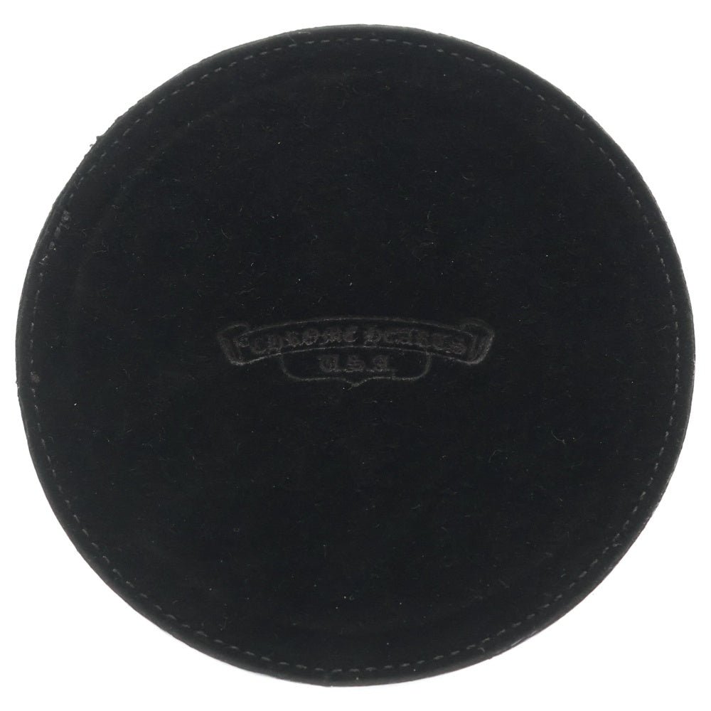 CHROME HEARTS(クロムハーツ) COASTER CHプラス レザーコースター ブラック
