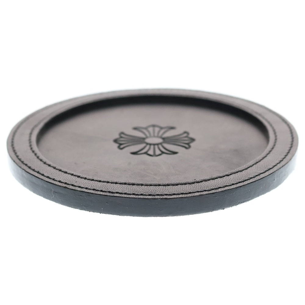 CHROME HEARTS(クロムハーツ) COASTER CHプラス レザーコースター ブラック