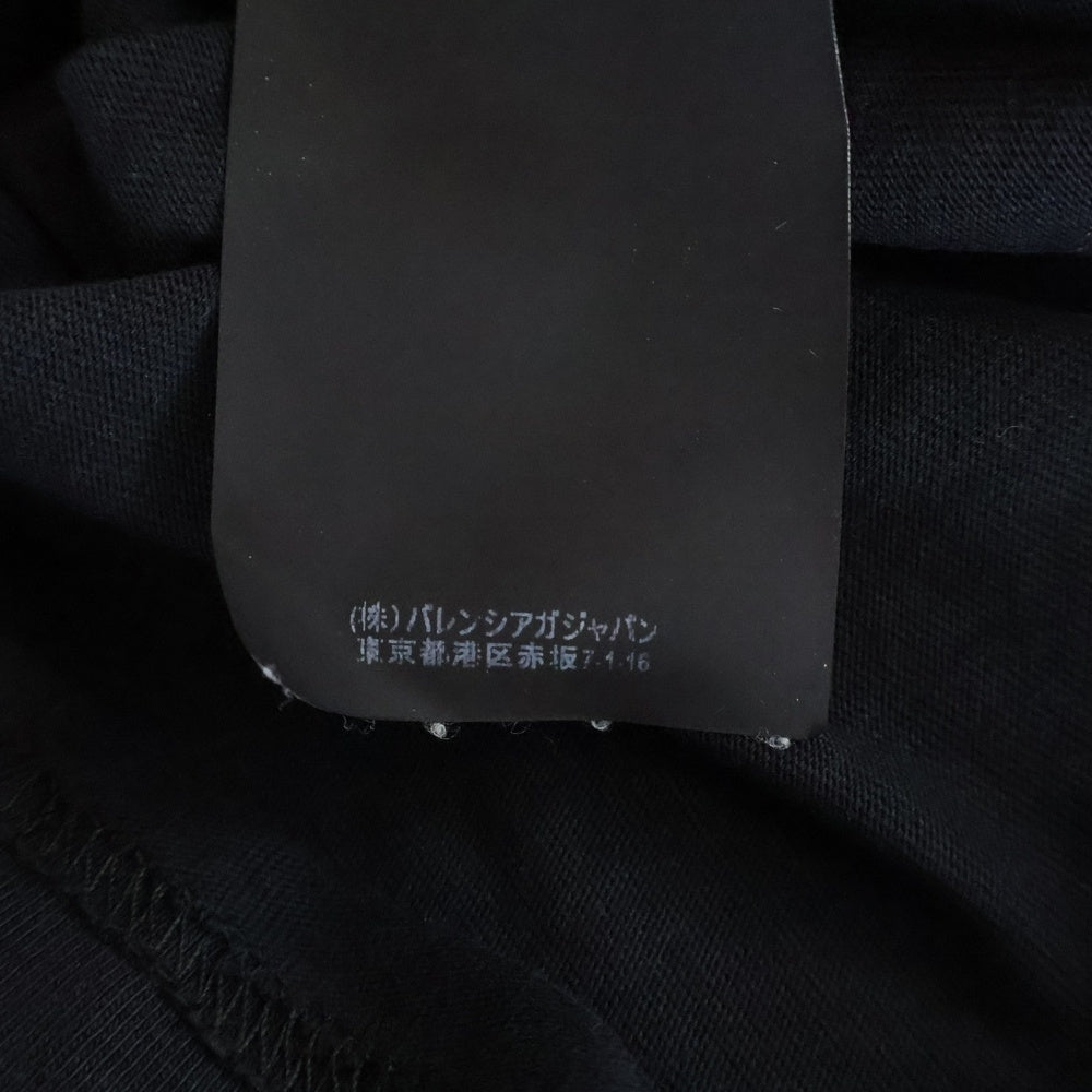 BALENCIAGA(バレンシアガ) 17AW Campain Logo tee キャンペーンロゴ 半袖Tシャツ カットソー ブラック 508203 TAV44
