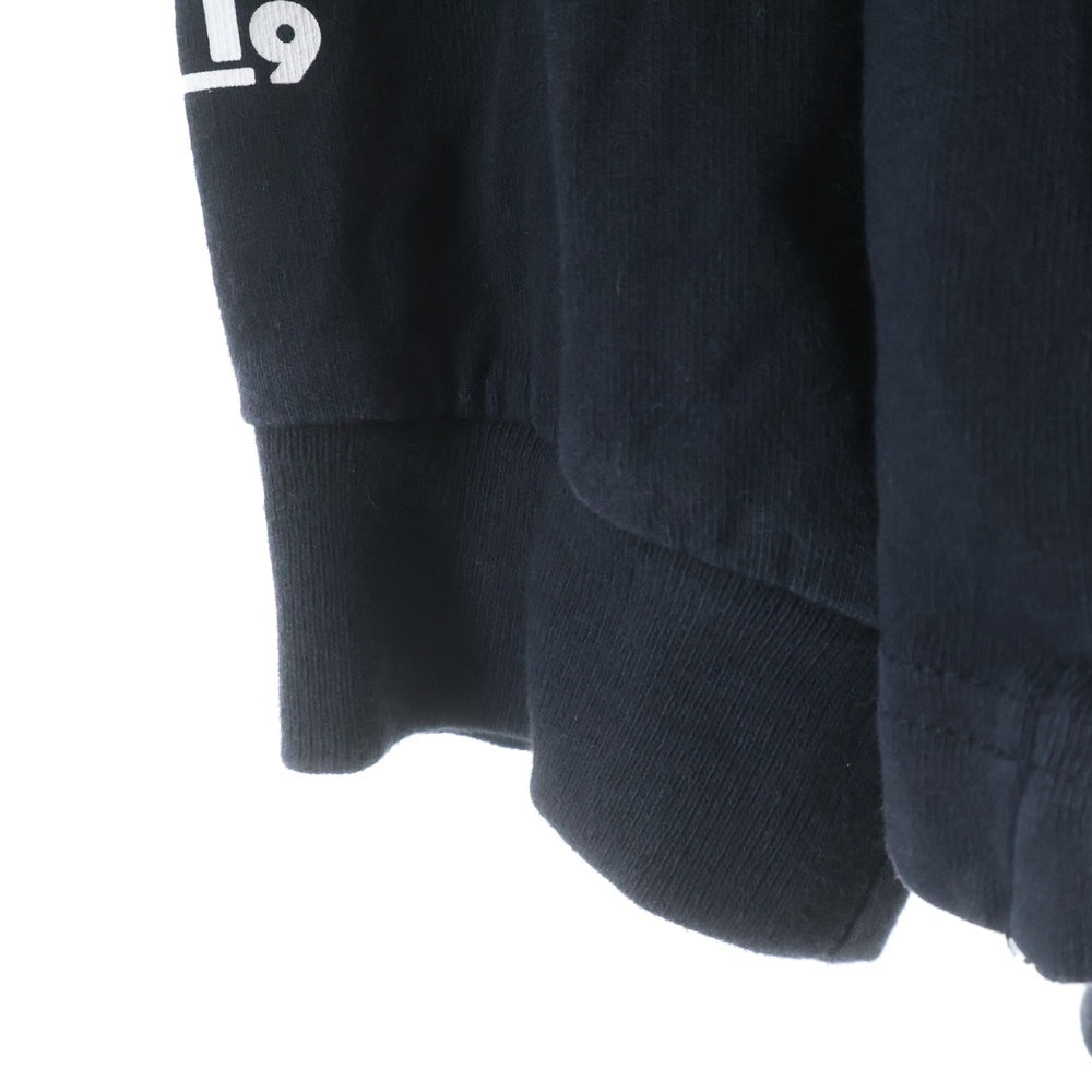 BALENCIAGA(バレンシアガ) 19AW Multi Logo Turtle Neck Long Sleeve Tee マルチロゴ タートルネックロングスリーブTシャツ 長袖カットソー ロンT ブラック 594582 TGV79