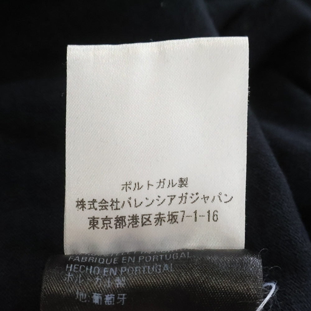 BALENCIAGA(バレンシアガ) 19AW Multi Logo Turtle Neck Long Sleeve Tee マルチロゴ タートルネックロングスリーブTシャツ 長袖カットソー ロンT ブラック 594582 TGV79