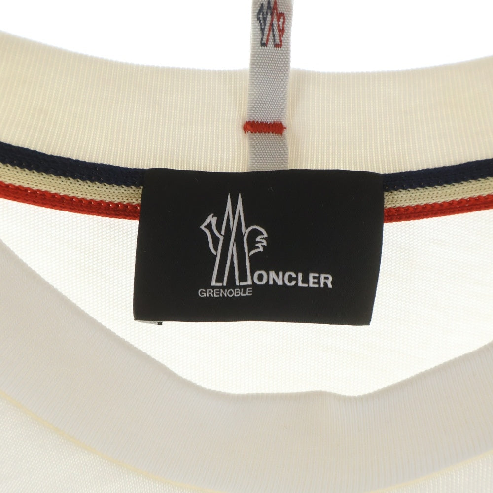 MONCLER(モンクレール) MANICA CORTA フロントラバーロゴ 半袖Tシャツ カットソー ブラック H20978C00005 8390T