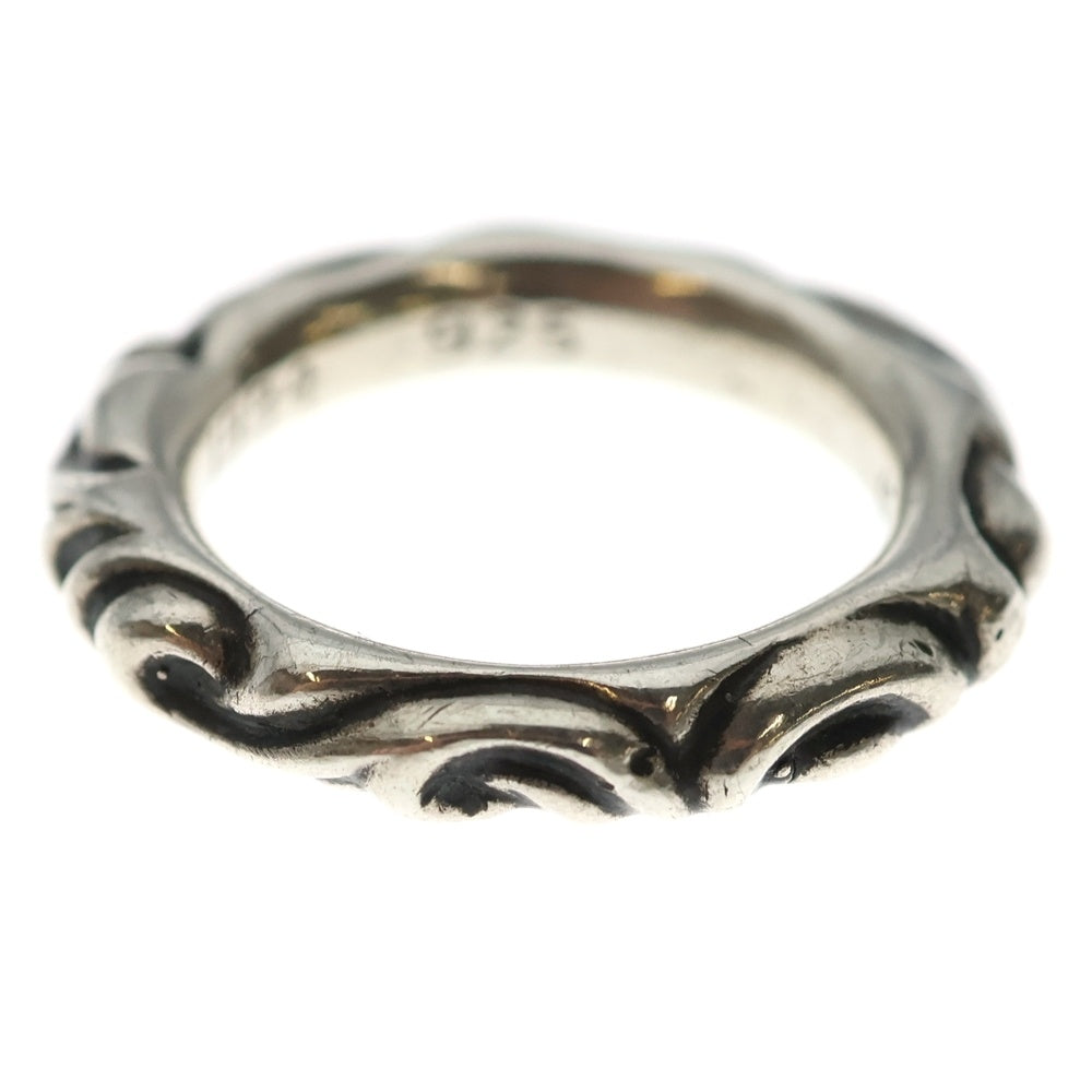 CHROME HEARTS(クロムハーツ) SCRL BAND スクロールバンド リング シルバー BCA351