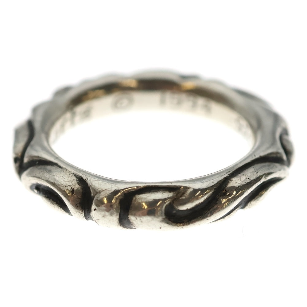 CHROME HEARTS(クロムハーツ) SCRL BAND スクロールバンド リング シルバー BCA351