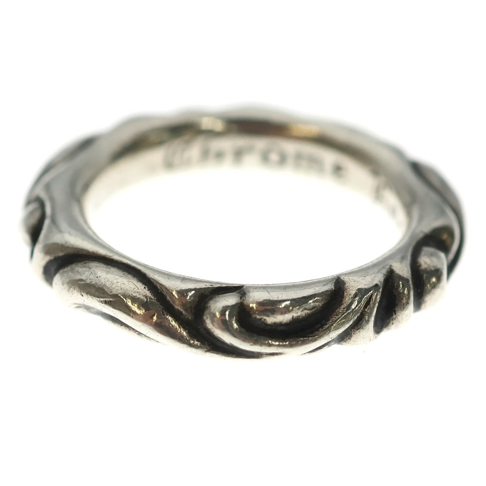 CHROME HEARTS(クロムハーツ) SCRL BAND スクロールバンド リング シルバー BCA351