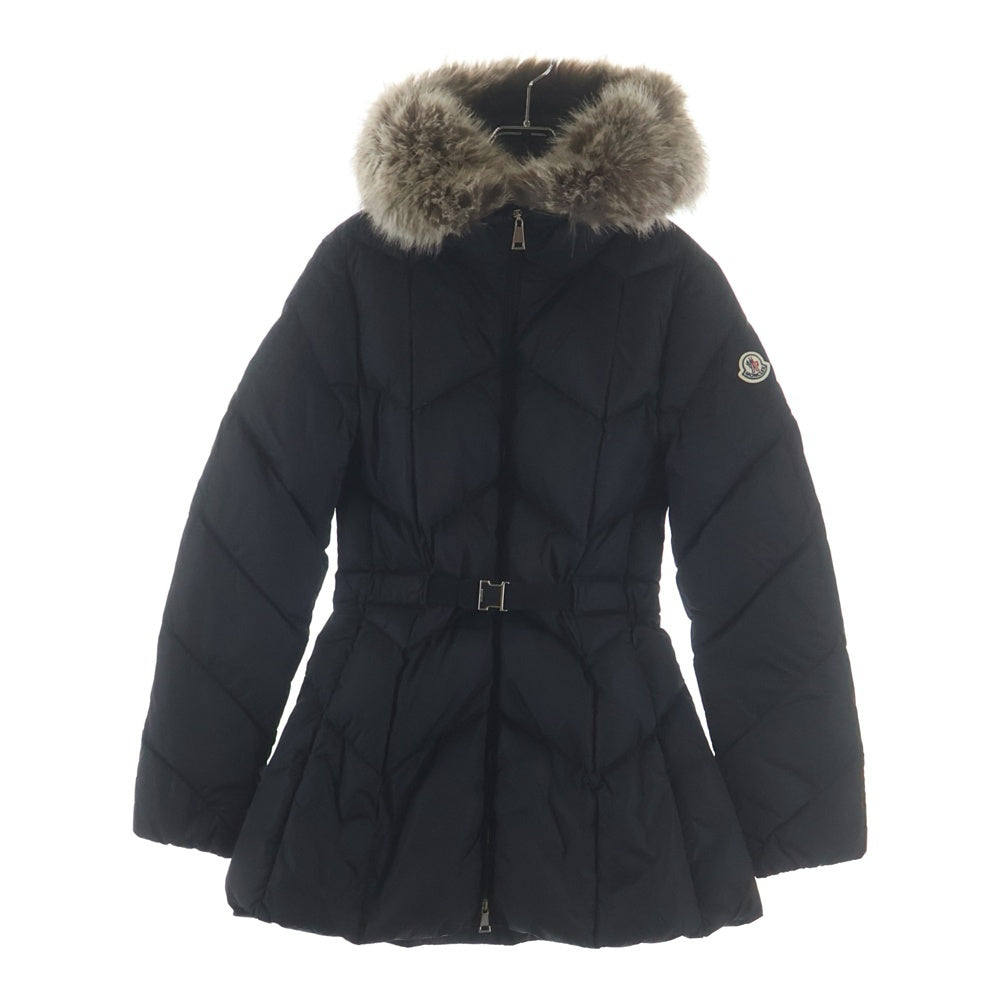 MONCLER(モンクレール) フェイクファー ダウンコート ジャケット レディース ブラック
