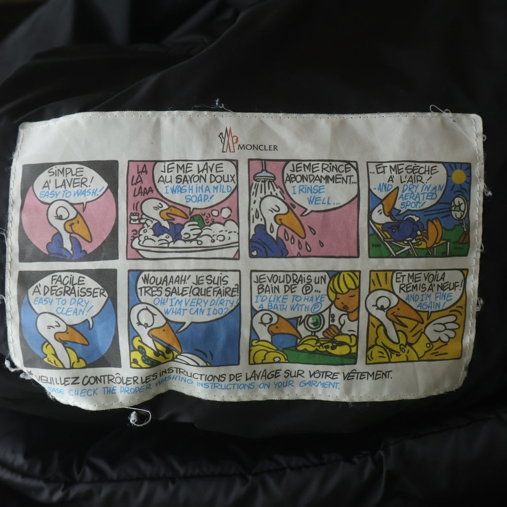 MONCLER(モンクレール) フェイクファー ダウンコート ジャケット レディース ブラック