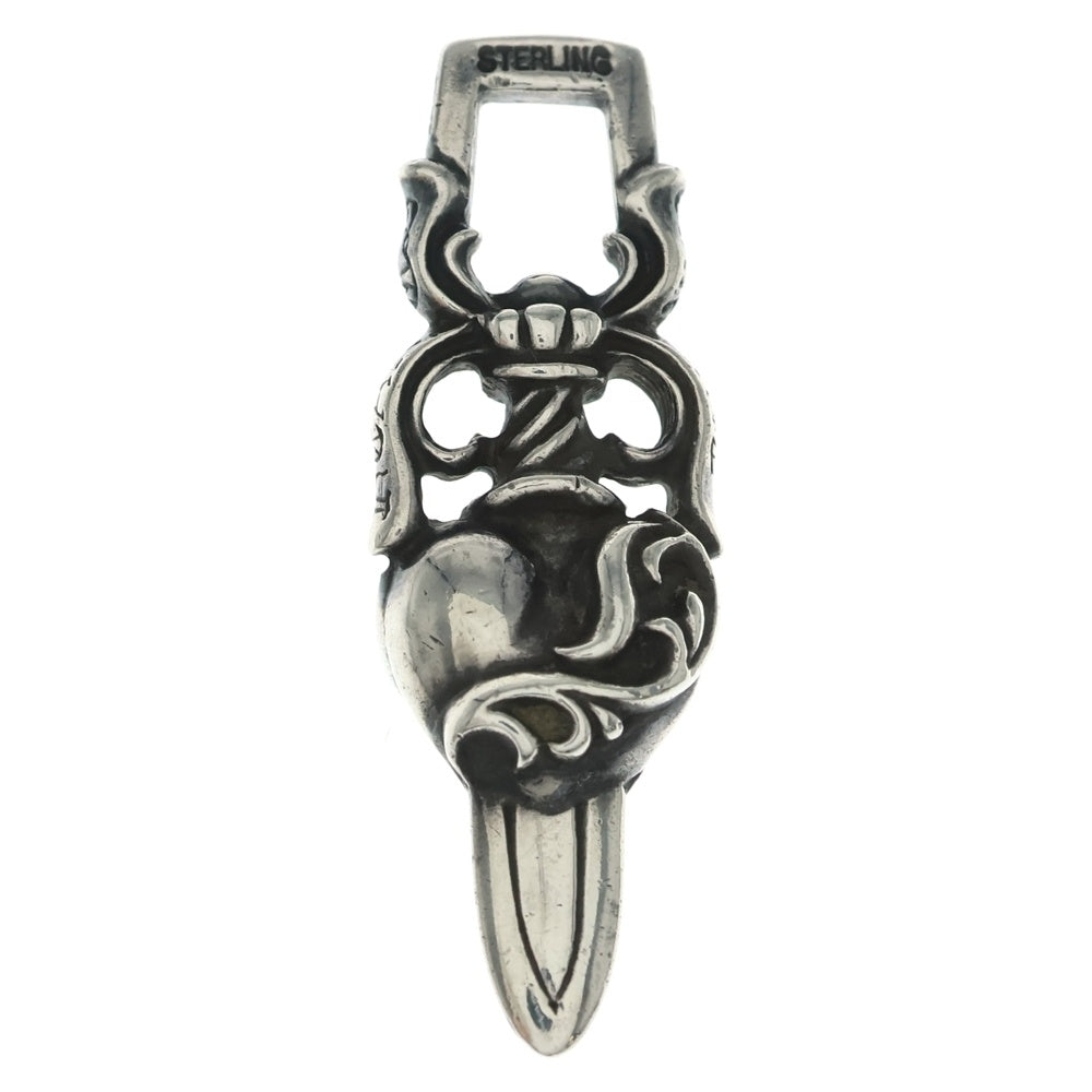CHROME HEARTS(クロムハーツ) DAGGER HEART ダガーハート ペンダントトップ シルバー BCA243