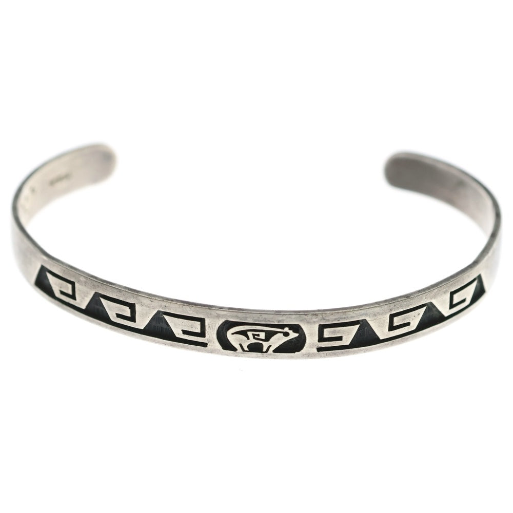 INDIAN JEWELRY(インディアンジュエリー) ホピ族 オーバーレイ バングル シルバー