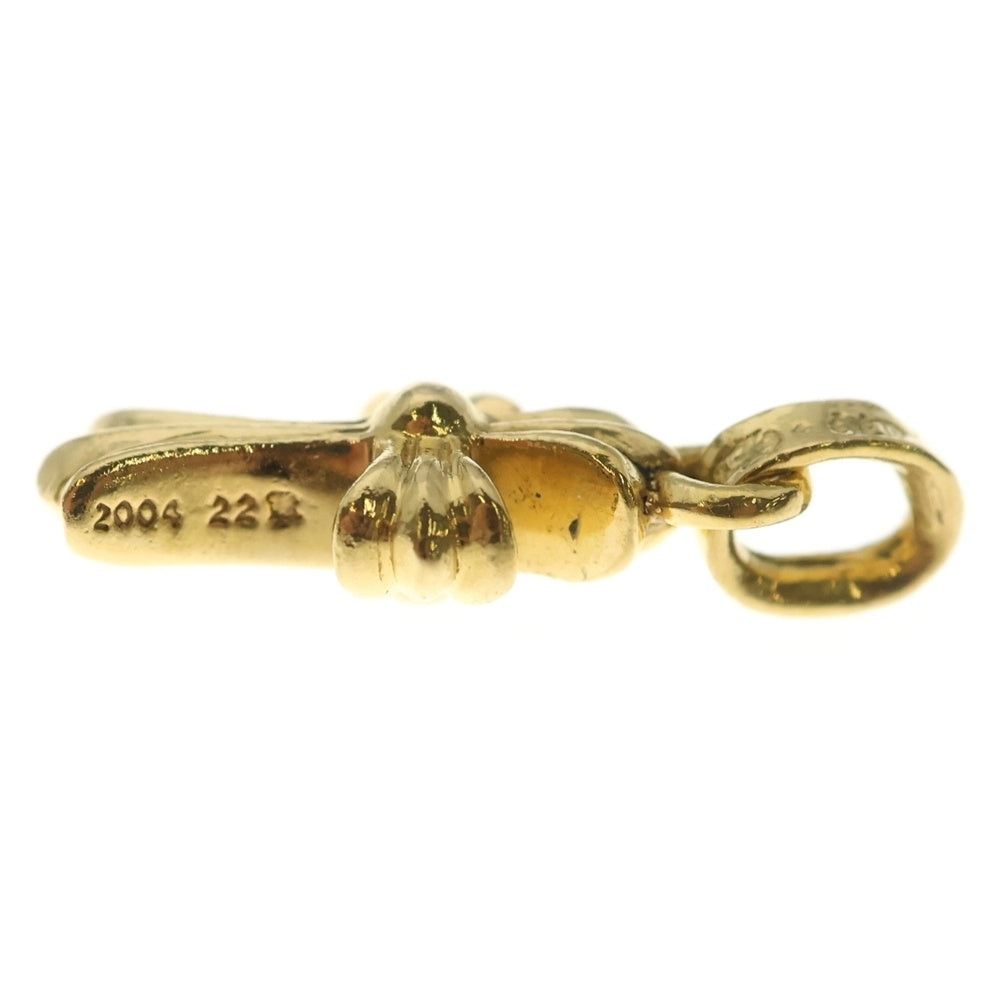 CHROME HEARTS(クロムハーツ) 22K CRS BBYFAT ベイビーファットクロス ペンダントトップ ゴールドBCA037