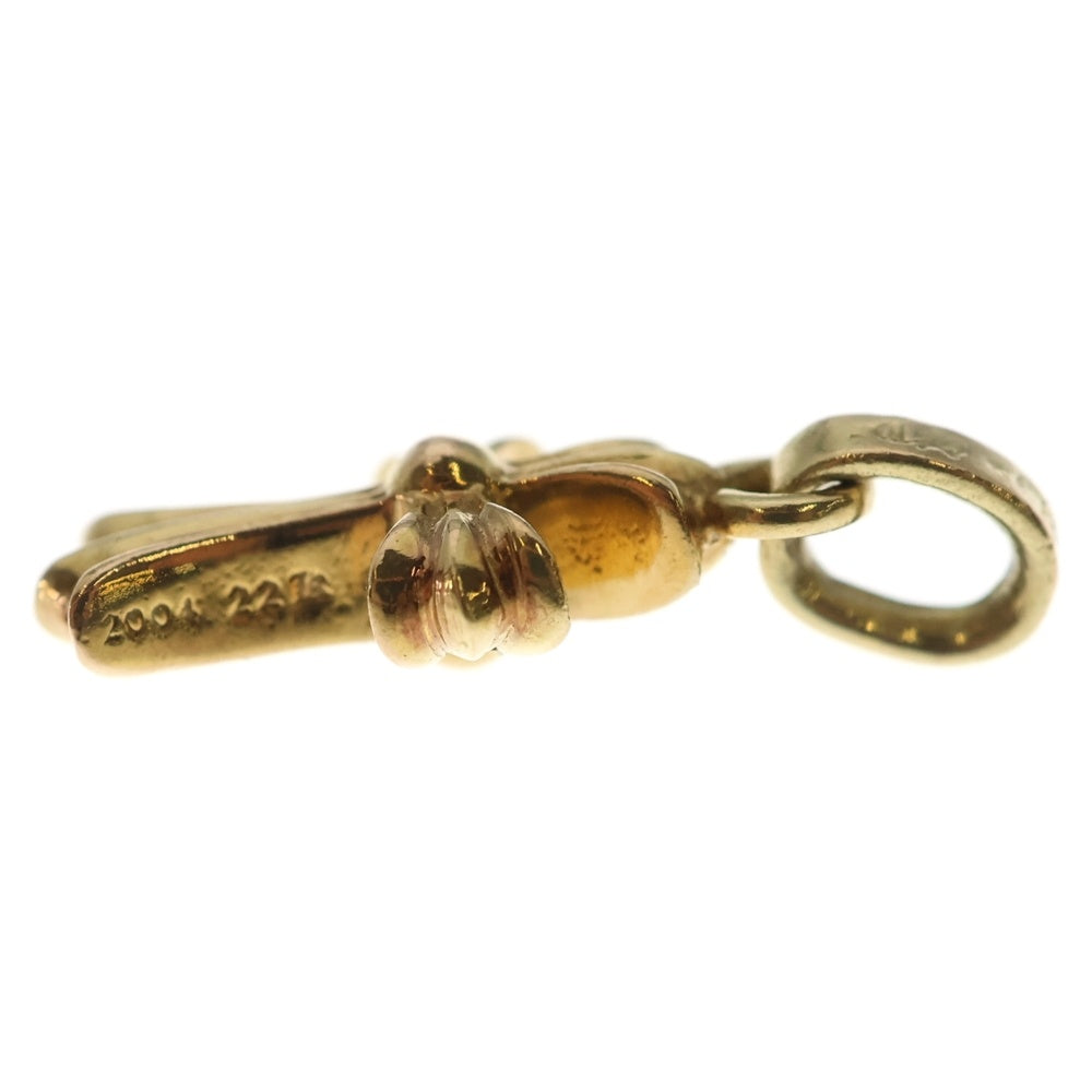 CHROME HEARTS(クロムハーツ) 22K CRS BBYFAT ベイビーファットクロス ペンダントトップ ゴールドBCA037