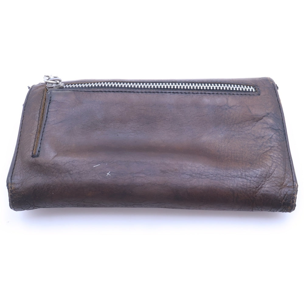 CHROME HEARTS(クロムハーツ) WAVE ウェーブ レザーウォレット 財布 カモ柄 カーキ