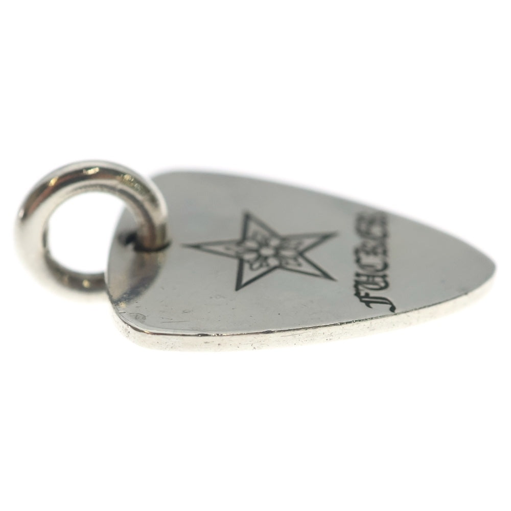 CHROME HEARTS(クロムハーツ) GUITAR PICK STAR FUCKER ギターピック スターファッカー ペンダントトップ シルバー