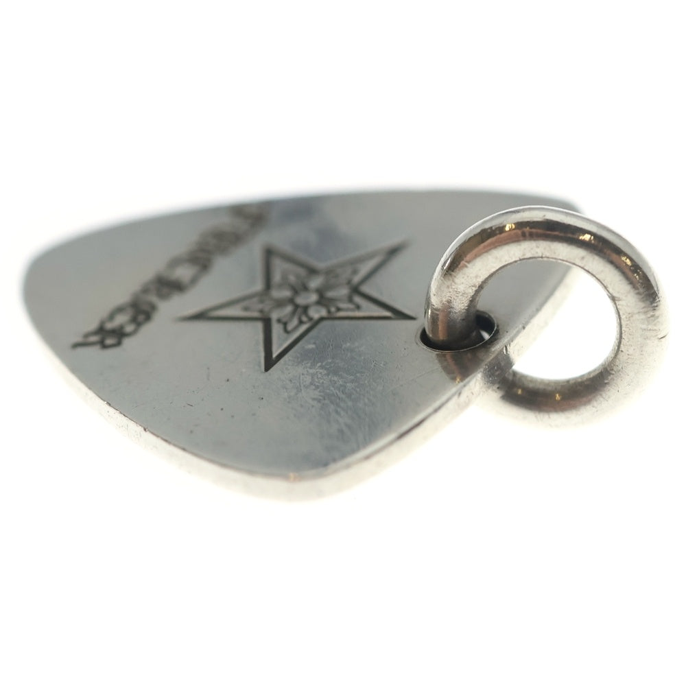 CHROME HEARTS(クロムハーツ) GUITAR PICK STAR FUCKER ギターピック スターファッカー ペンダントトップ シルバー