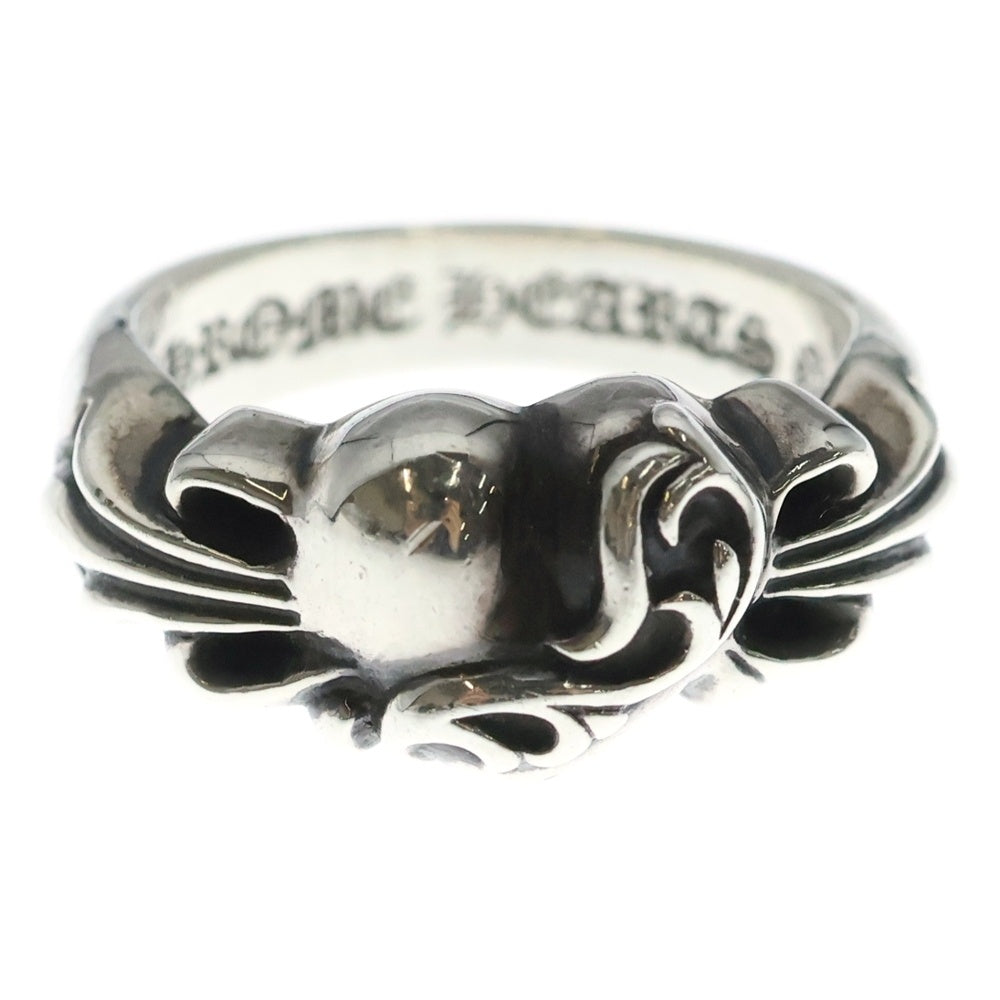 CHROME HEARTS(クロムハーツ) FLRL CRS HRT フローラルハートリング シルバー