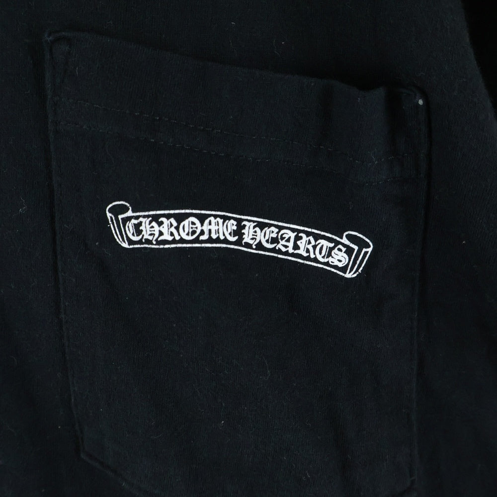 CHROME HEARTS(クロムハーツ) CH SCROLL LOGO L/S TEE スクロールロゴ アームプリント長袖Tシャツ ブラック