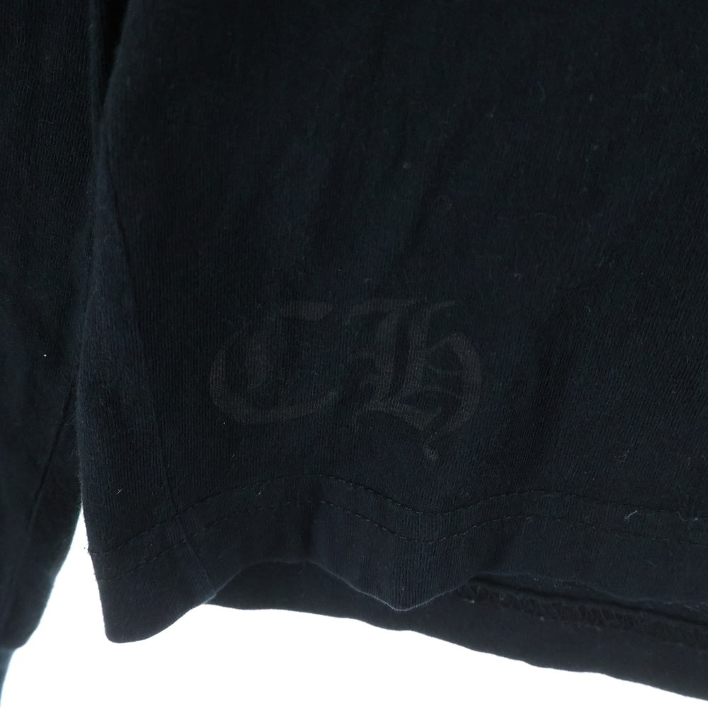 CHROME HEARTS(クロムハーツ) CH SCROLL LOGO L/S TEE スクロールロゴ アームプリント長袖Tシャツ ブラック